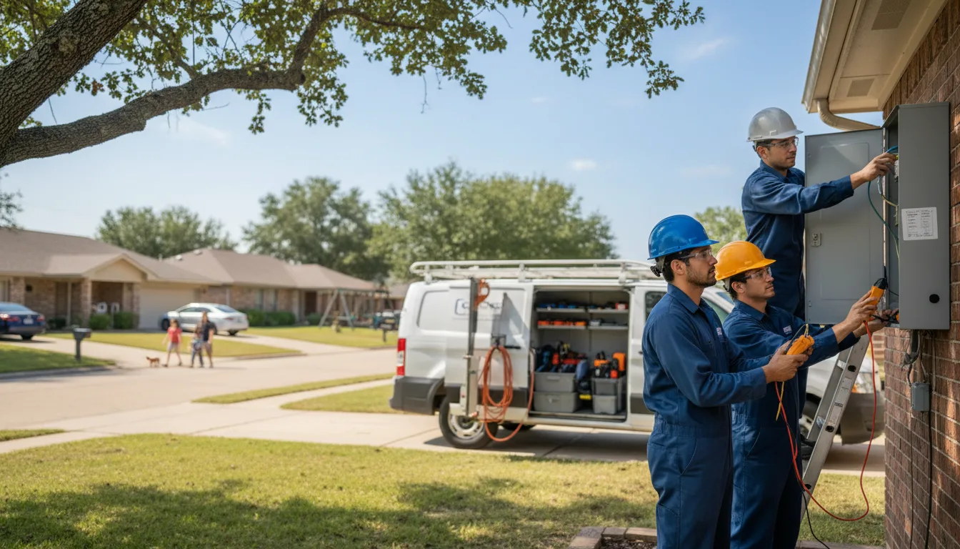 Certified electrician providing emergency electrical services in Rio, IL